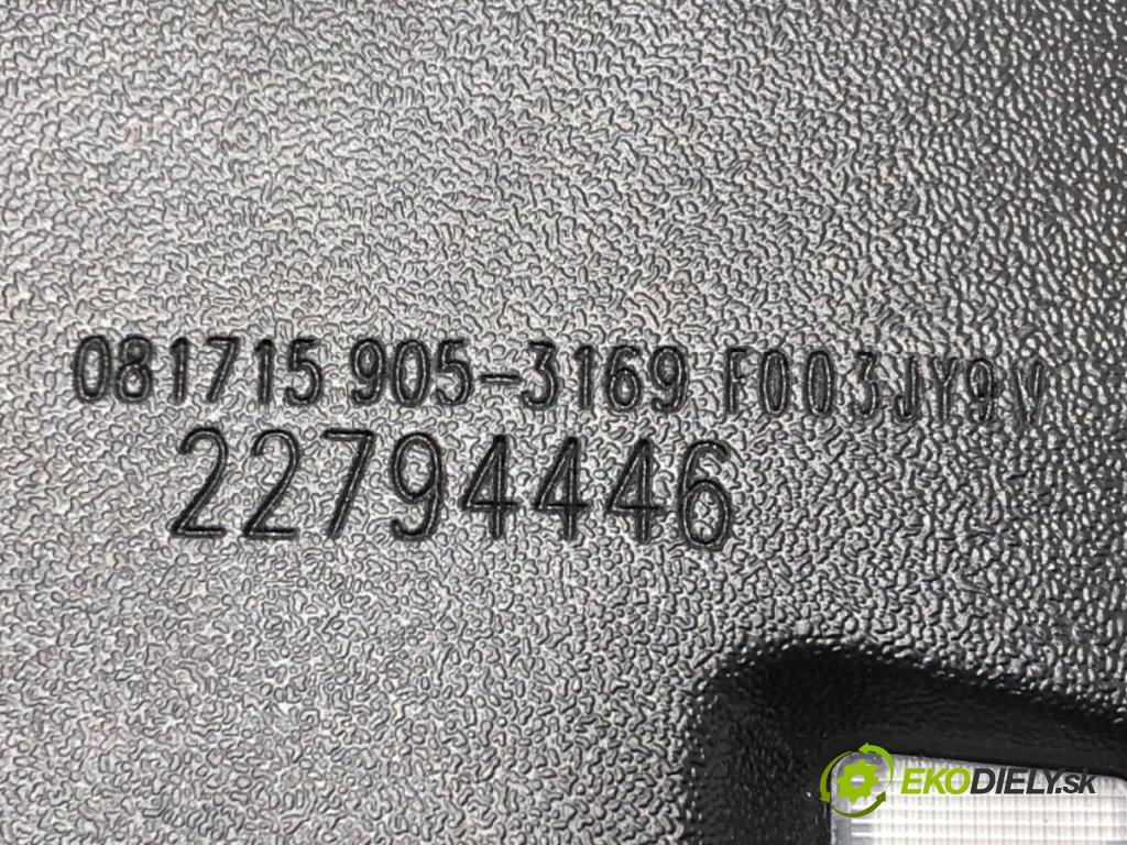 OPEL INSIGNIA A Sports Tourer (G09) 2008 - 2017    2.0 CDTI (35) 125 kW [170 KM] olej napędowy 2014 - 2016  zpětné zrcátko vnitřní 22794446 (Světla vnitřní)