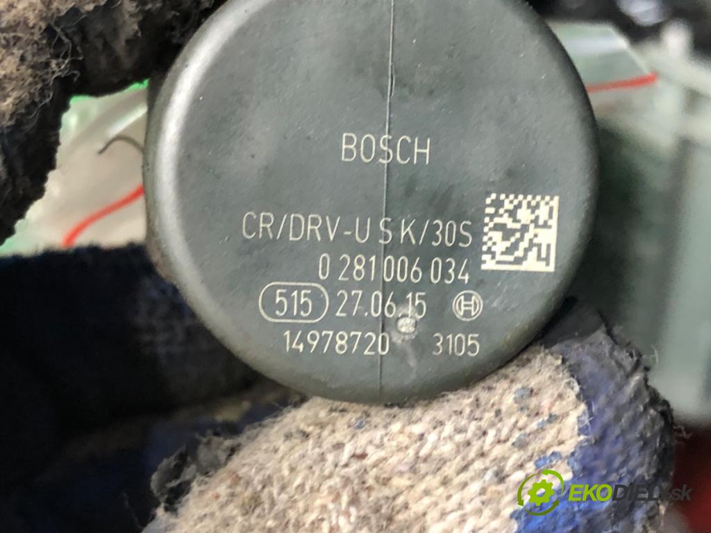 OPEL INSIGNIA A Sports Tourer (G09) 2008 - 2017    2.0 CDTI (35) 125 kW [170 KM] olej napędowy 2014 - 2016  Regulátor tlaku paliva 0281006034 (Ostatné)