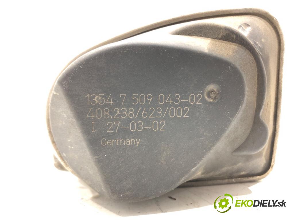 MINI MINI (R50, R53) 2001 - 2006    One 66 kW [90 KM] benzyna 2001 - 2006  Škrtiaca klapka 7509043 (Škrtiace klapky)