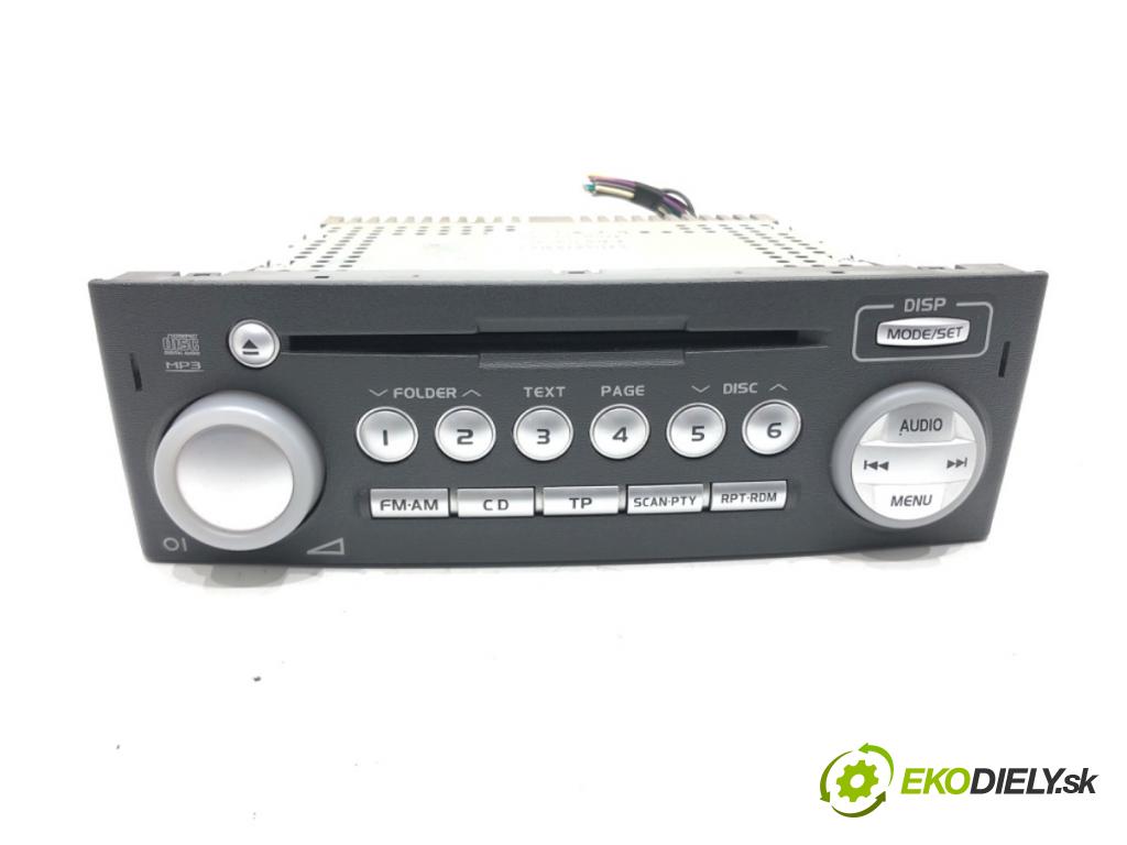 MITSUBISHI COLT VI (Z3_A, Z2_A) 2002 - 2012    1.1 55 kW [75 KM] benzyna 2004 - 2012  RADIO 8701A150HA (Audio zariadenia)