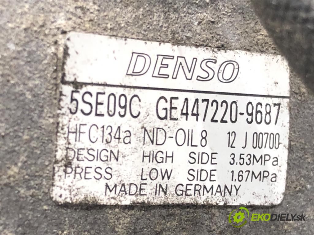 MITSUBISHI COLT VI (Z3_A, Z2_A) 2002 - 2012    1.1 55 kW [75 KM] benzyna 2004 - 2012  kompresor klimatizace 447220-9687 (Kompresory)
