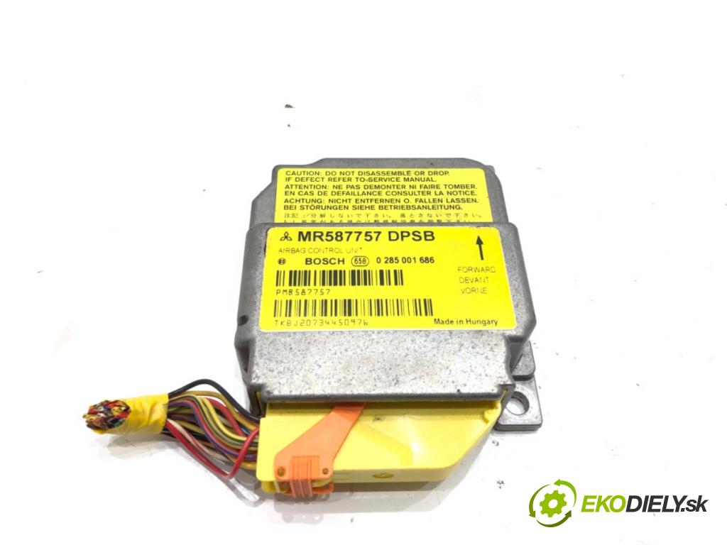 MITSUBISHI COLT VI (Z3_A, Z2_A) 2002 - 2012    1.1 55 kW [75 KM] benzyna 2004 - 2012  senzor airbag 0285001686 (Snímače)