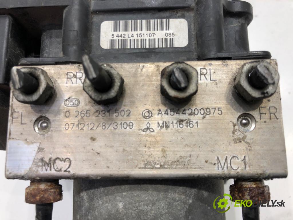 MITSUBISHI COLT VI (Z3_A, Z2_A) 2002 - 2012    1.1 55 kW [75 KM] benzyna 2004 - 2012  Pumpa ABS MN116161 (Pumpy ABS)