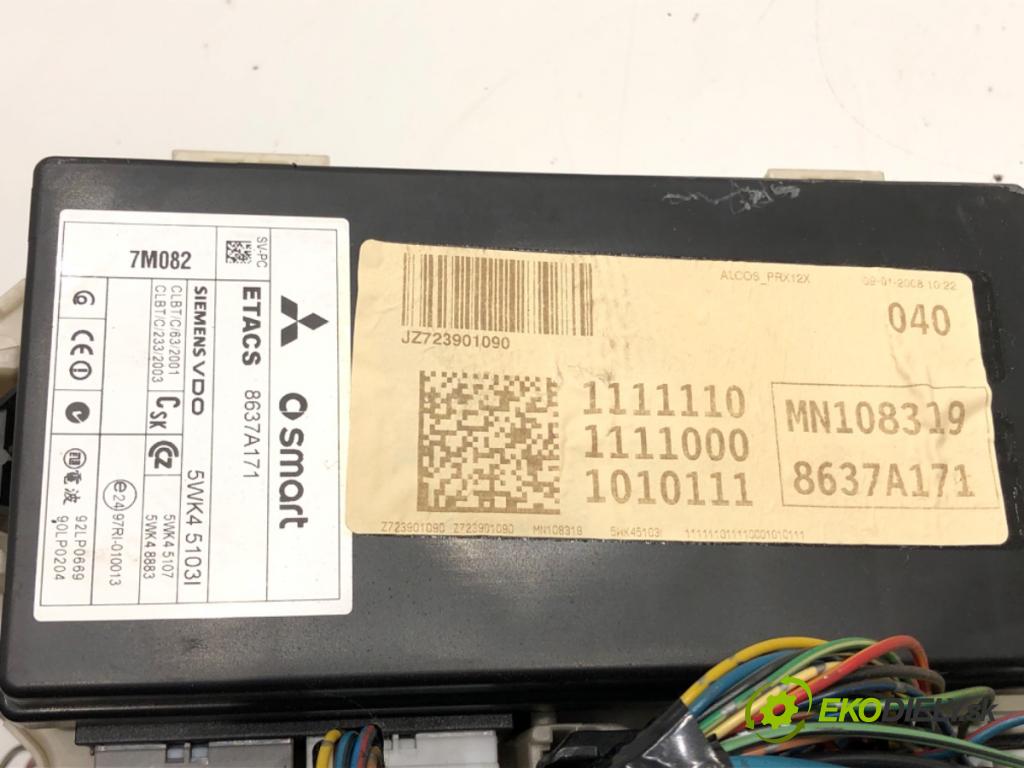 MITSUBISHI COLT VI (Z3_A, Z2_A) 2002 - 2012    1.1 55 kW [75 KM] benzyna 2004 - 2012  modul BSI  (Pojistkové skříňky)