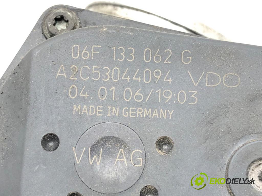 AUDI A6 C6 Avant (4F5) 2004 - 2011    2.0 TFSI 125 kW [170 KM] benzyna 2005 - 2011  Škrtiaca klapka 06F133062G (Škrtiace klapky)