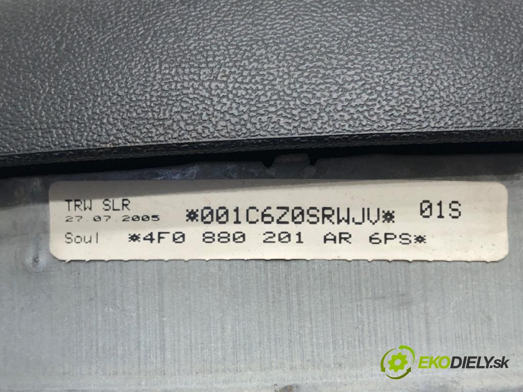 AUDI A6 C6 Avant (4F5) 2004 - 2011    2.0 TFSI 125 kW [170 KM] benzyna 2005 - 2011  AirBag volantu 4F0880201AR (Airbagy)