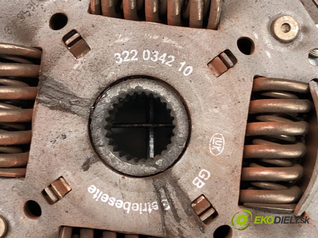 RENAULT MEGANE II (BM0/1_, CM0/1_) 2001 - 2012    1.5 dCi (BM1F, CM1F) 63 kW [86 KM] olej napędowy 2005 - 2008  Spojková sada (bez ložiska) 122031210 (Kompletné sady (bez ložiska))