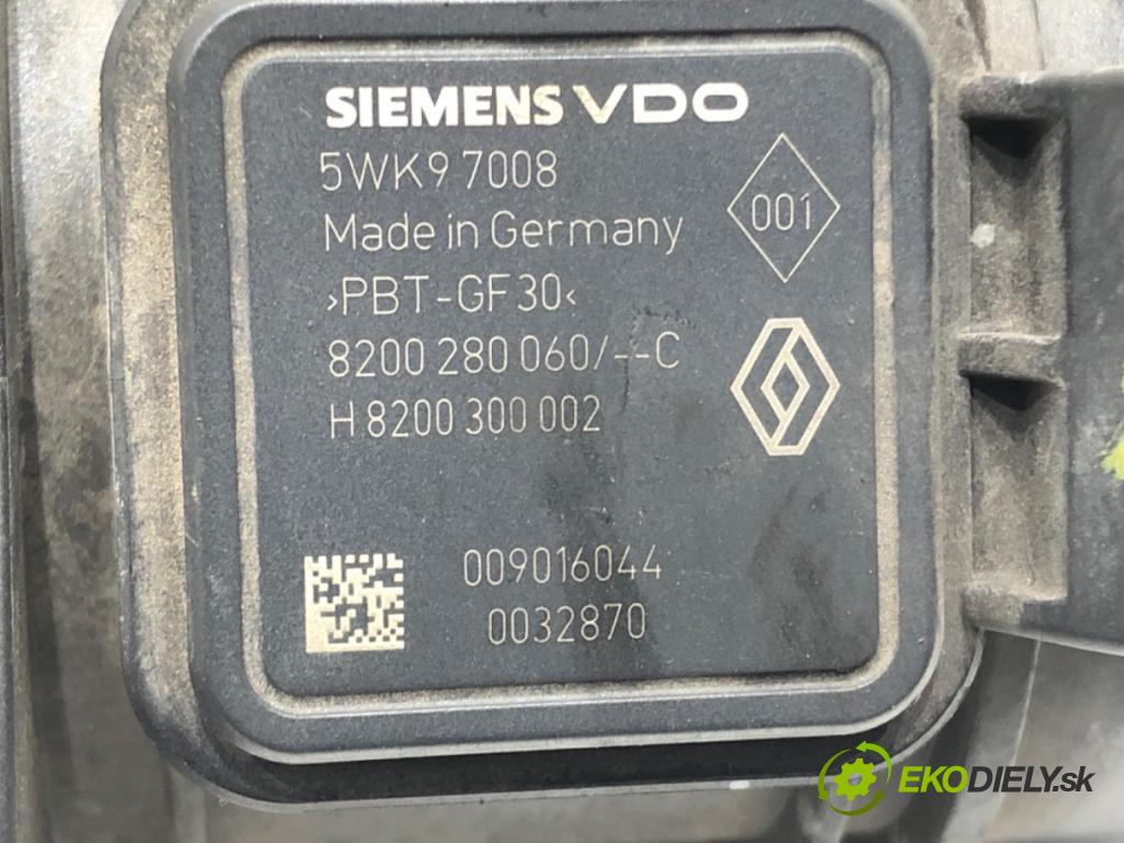 RENAULT MEGANE II (BM0/1_, CM0/1_) 2001 - 2012    1.5 dCi (BM1F, CM1F) 63 kW [86 KM] olej napędowy 2005 - 2008  Váha vzduchu 8200280060 (Váhy vzduchu)