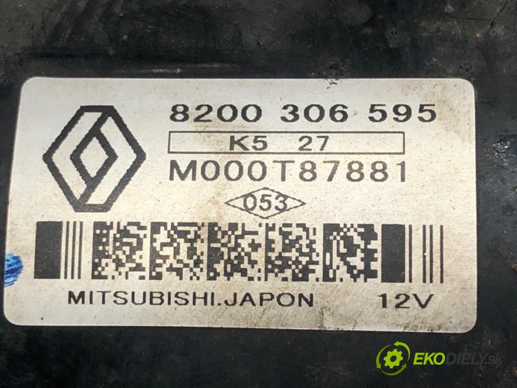 RENAULT MEGANE II (BM0/1_, CM0/1_) 2001 - 2012    1.5 dCi (BM1F, CM1F) 63 kW [86 KM] olej napędowy 2005 - 2008  Štartér 8200306595 (Štartéry)