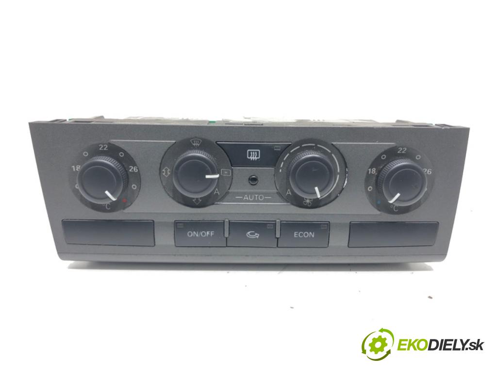 AUDI A6 C6 Avant (4F5) 2004 - 2011    2.0 TFSI 125 kW [170 KM] benzyna 2005 - 2011  Panel ovládania kúrenia 4F1820043M (Prepínače, spínače, tlačidlá a ovládače kúrenia)