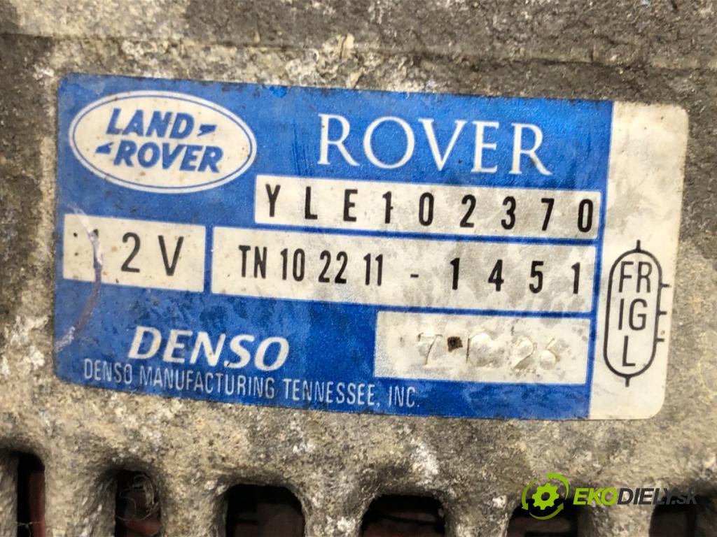 LAND ROVER FREELANDER I (L314) 1998 - 2006    1.8 16V 4x4 86 kW [117 KM] benzyna 1998 - 2006  Alternátor YLE102370 (Alternátory)