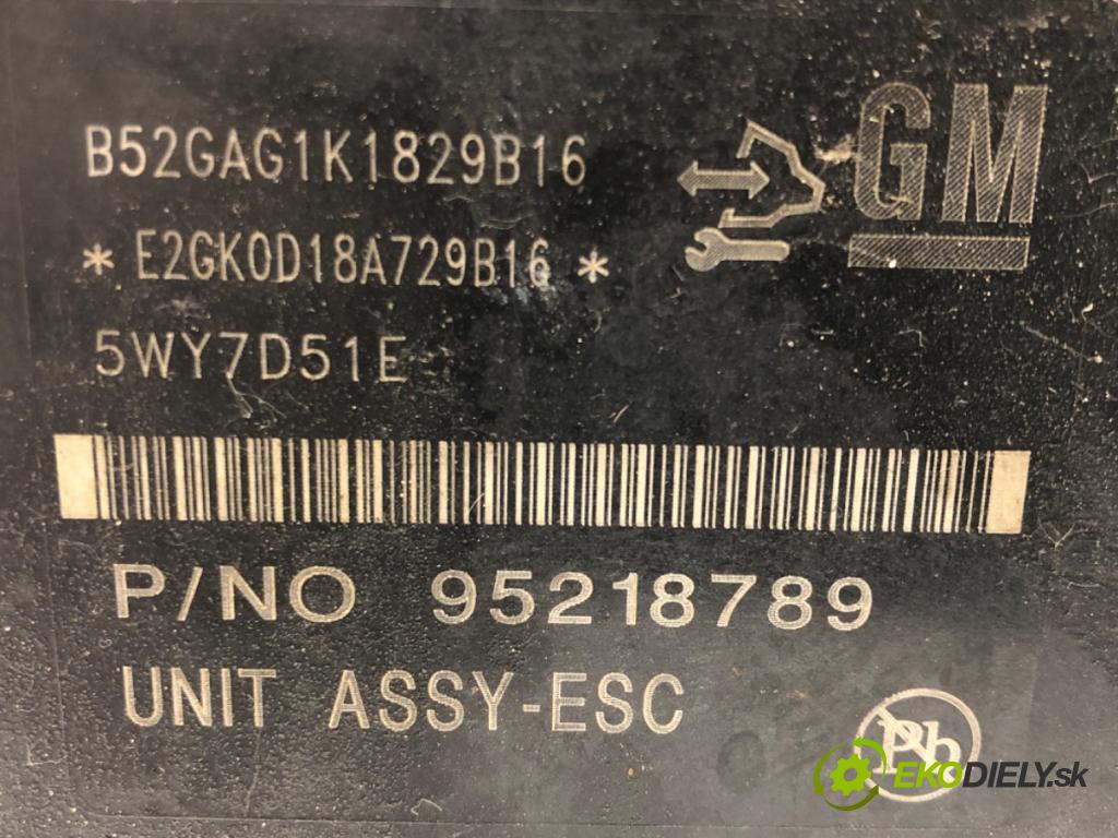 CHEVROLET SPARK (M300) 2009 - 2022    1.0 50 kW [68 KM] benzyna 2010 - 2022  Pumpa ABS 95218789 (Pumpy ABS)