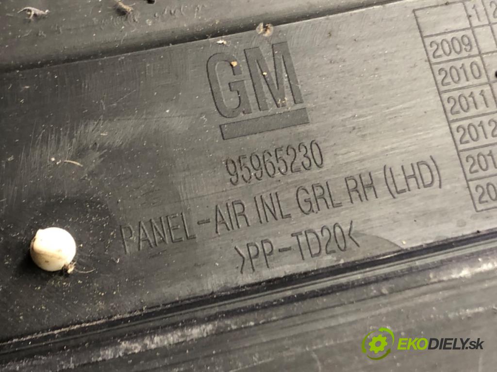 CHEVROLET SPARK (M300) 2009 - 2022    1.0 50 kW [68 KM] benzyna 2010 - 2022  Torpédo, plast pod čelné okno 95965230 (Torpéda)