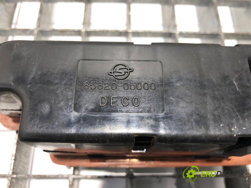 DAEWOO MUSSO (FJ) 1998 - 2022    2.9 D 4x4 73 kW [99 KM] olej napędowy 1999 - 1999  Prepínač okien 85820-05000 (Prepínače, spínače, tlačidlá a ovládače kúrenia)