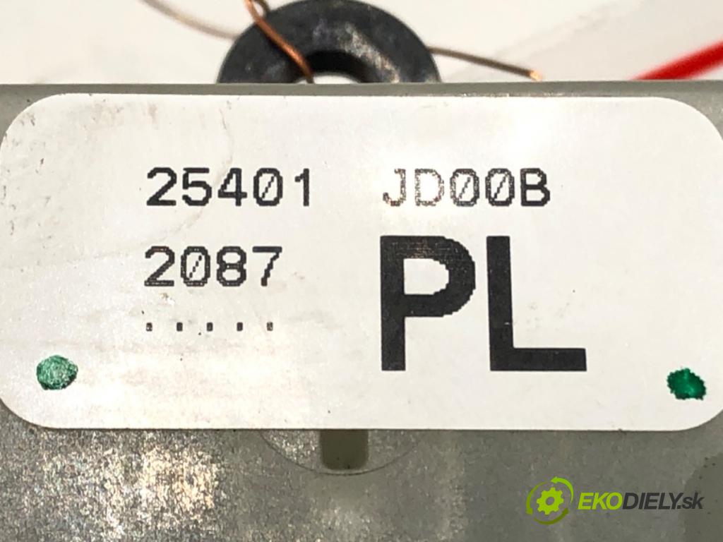 NISSAN QASHQAI / QASHQAI +2 I (J10, NJ10, JJ10E) 2006 - 2014    1.6 84 kW [114 KM] benzyna 2007 - 2013  Prepínač okien 25401-JD00B (Prepínače, spínače, tlačidlá a ovládače kúrenia)
