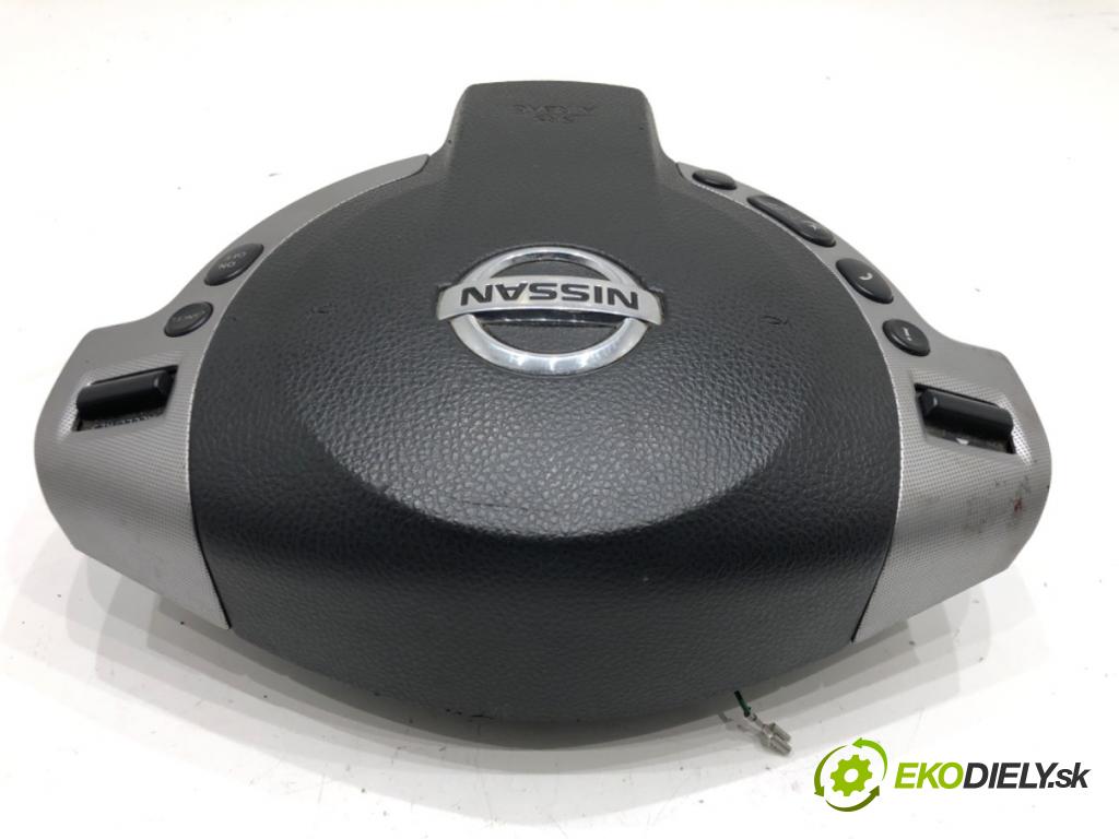 NISSAN QASHQAI / QASHQAI +2 I (J10, NJ10, JJ10E) 2006 - 2014    1.6 84 kW [114 KM] benzyna 2007 - 2013  AirBag volantu 98510-JD16C (Airbagy)