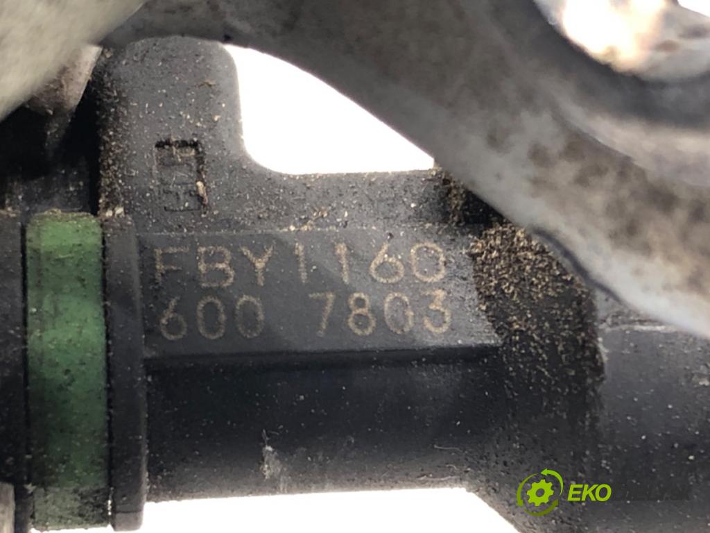 NISSAN QASHQAI / QASHQAI +2 I (J10, NJ10, JJ10E) 2006 - 2014    1.6 84 kW [114 KM] benzyna 2007 - 2013  Lišta vstrekovacia FBY1160 (Vstrekovacie lišty)