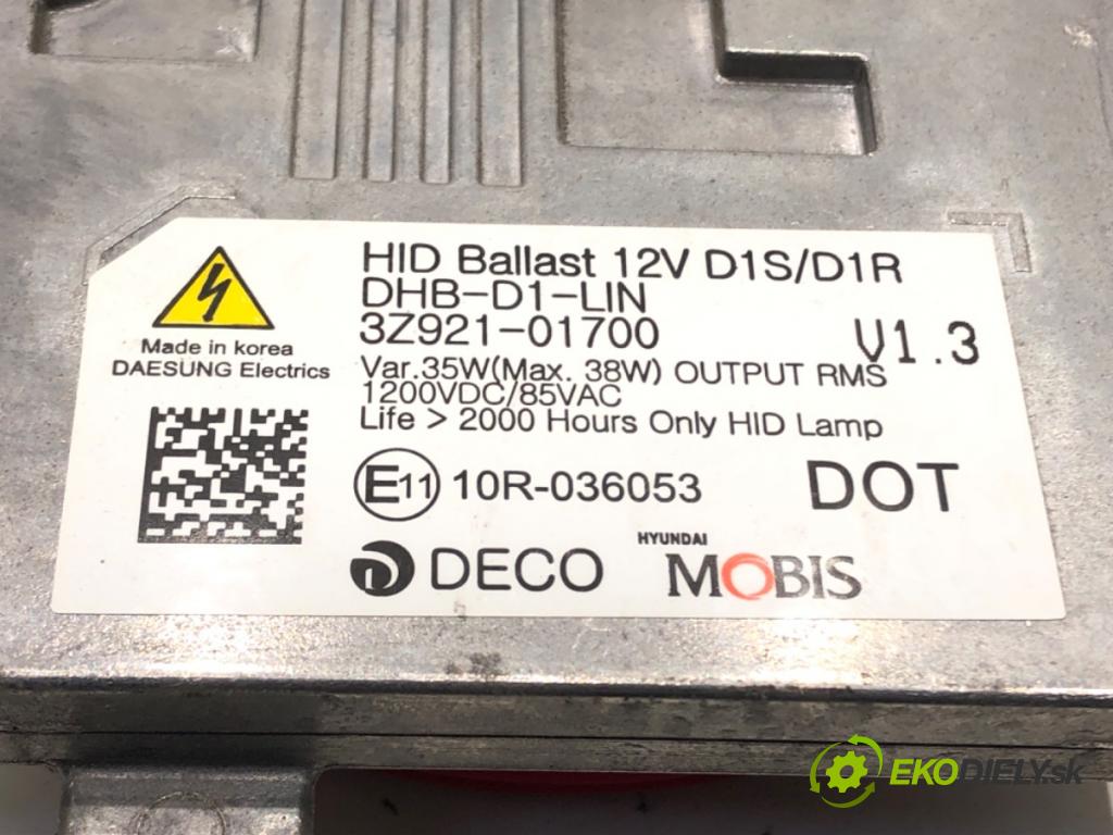 KIA CEED (JD) 2012 - 2018    1.6 CRDi 128 94 kW [128 KM] olej napędowy 2012 - 2018  Menič XENON 3Z921-01700 (Riadiace jednotky xenónu)