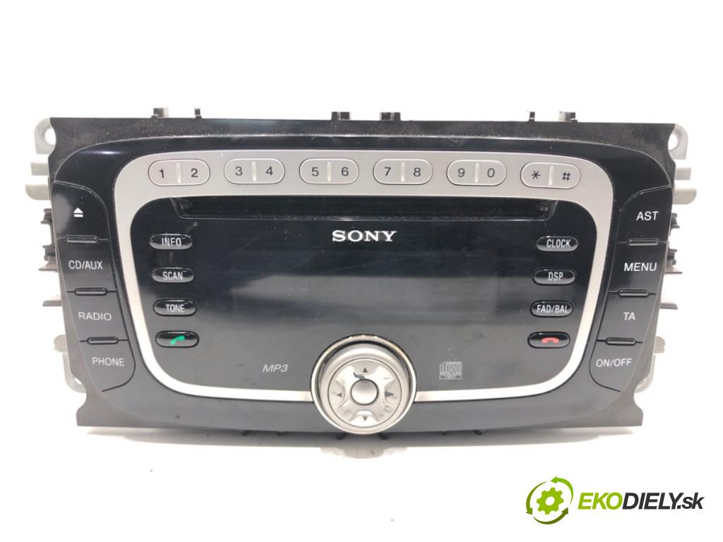 FORD MONDEO IV Turnier (BA7) 2007 - 2015    2.0 TDCi 103 kW [140 KM] olej napędowy 2007 - 2015  RADIO 7S7T-18C939-AF (Audio zariadenia)