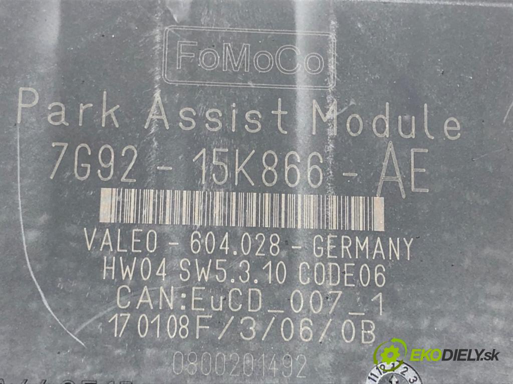 FORD MONDEO IV Turnier (BA7) 2007 - 2015    2.0 TDCi 103 kW [140 KM] olej napędowy 2007 - 2015  Modul PDC 7G92-15K866-AE (Ostatné)