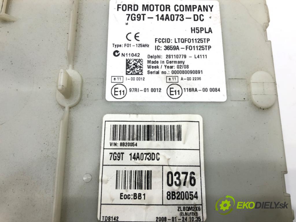FORD MONDEO IV Turnier (BA7) 2007 - 2015    2.0 TDCi 103 kW [140 KM] olej napędowy 2007 - 2015  modul BSI 7G9T-14A073-DC (Pojistkové skříňky)