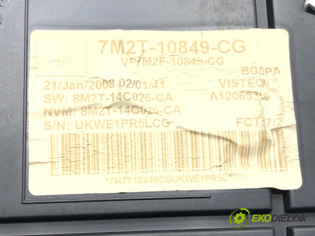 FORD MONDEO IV Turnier (BA7) 2007 - 2015    2.0 TDCi 103 kW [140 KM] olej napędowy 2007 - 2015  Prístrojovka 7M2T-10849-CG (Prístrojové dosky, displeje)