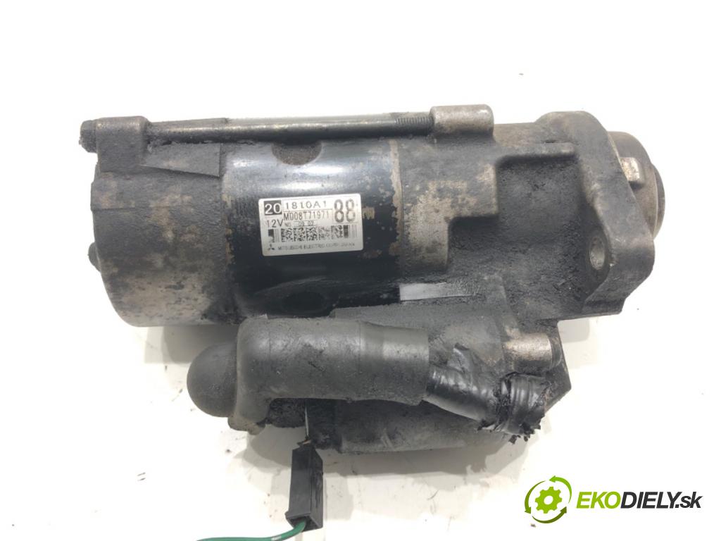 MITSUBISHI ASX (GA_W_) 2009 - 2022    1.8 DI-D 110 kW [150 KM] olej napędowy 2010 - 2022  Štartér M008T71971 (Štartéry)