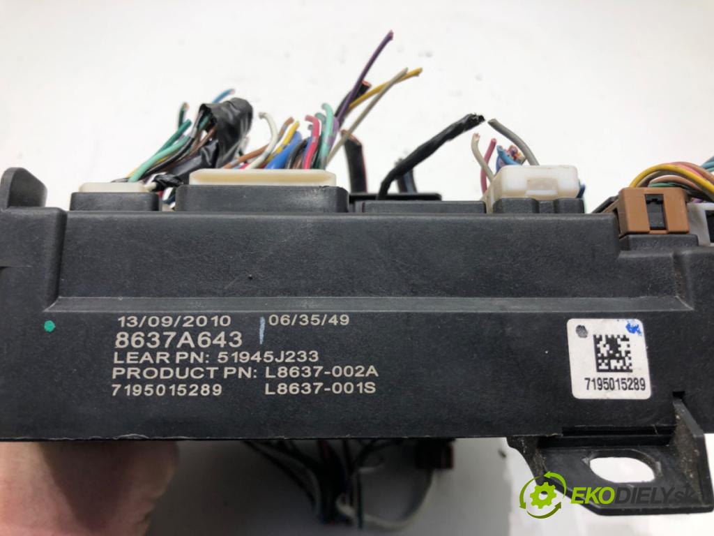 MITSUBISHI ASX (GA_W_) 2009 - 2022    1.8 DI-D 110 kW [150 KM] olej napędowy 2010 - 2022  Modul BSI 8637A643 (Poistkové skrinky)