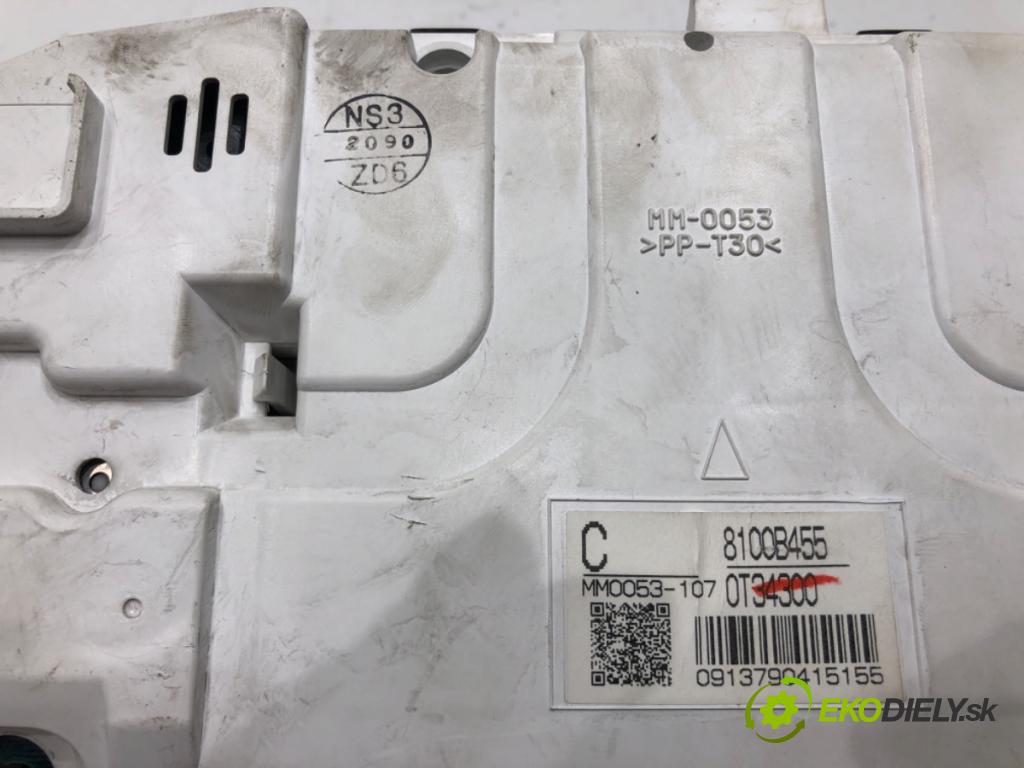 MITSUBISHI ASX (GA_W_) 2009 - 2022    1.8 DI-D 110 kW [150 KM] olej napędowy 2010 - 2022  Prístrojovka 8100B455 (Prístrojové dosky, displeje)