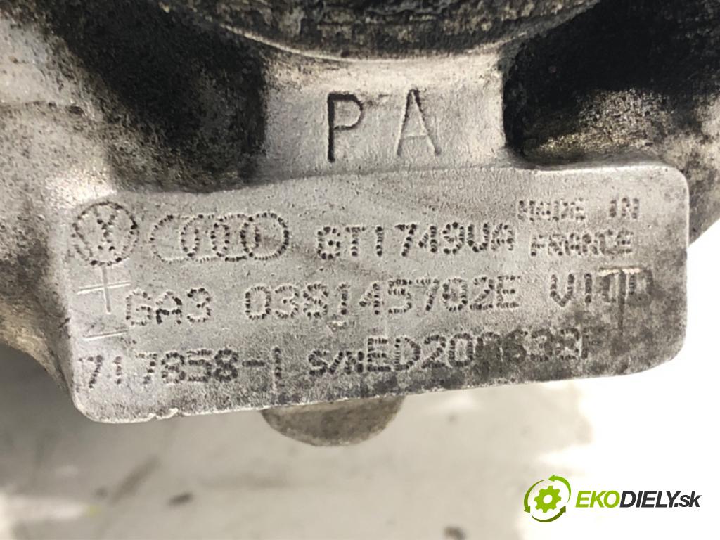 AUDI A4 B6 Avant (8E5) 2000 - 2005    1.9 TDI 96 kW [130 KM] olej napędowy 2001 - 2004  turbo 038145702E (Turbodúchadla (kompletní))