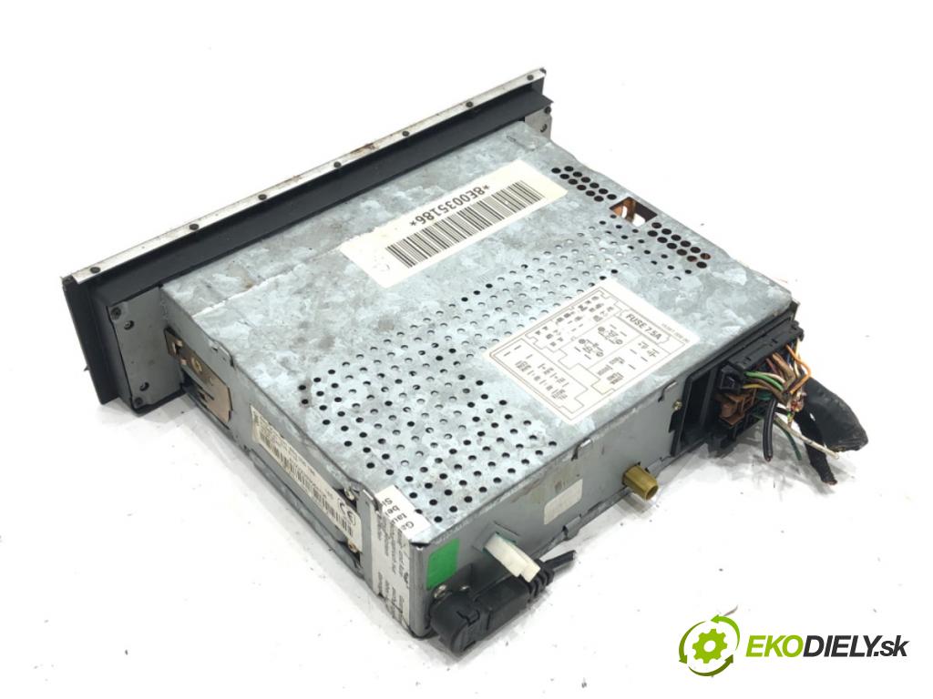 AUDI A4 B6 Avant (8E5) 2000 - 2005    1.9 TDI 96 kW [130 KM] olej napędowy 2001 - 2004  RADIO 8E0035186 (Audio zariadenia)