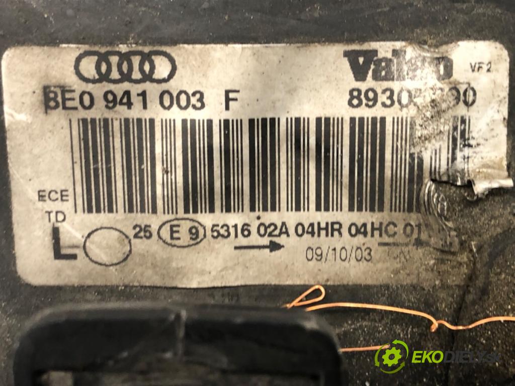 AUDI A4 B6 Avant (8E5) 2000 - 2005    1.9 TDI 96 kW [130 KM] olej napędowy 2001 - 2004  Svetlomet ľavy predný 8E0941003F
