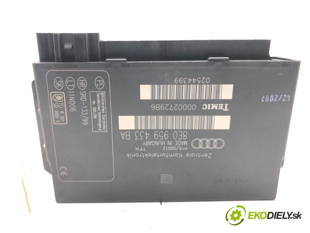 AUDI A4 B6 Avant (8E5) 2000 - 2005    1.9 TDI 96 kW [130 KM] olej napędowy 2001 - 2004  Modul komfortu 8E0959433BA (Moduly komfortu)