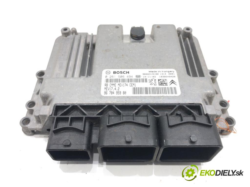 CITROEN C4 II (NC_) 2009 - 2022    1.6 VTi 120 88 kW [120 KM] benzyna 2009 - 2016  riadiaca jednotka Motor 9678495980 (Riadiace jednotky)