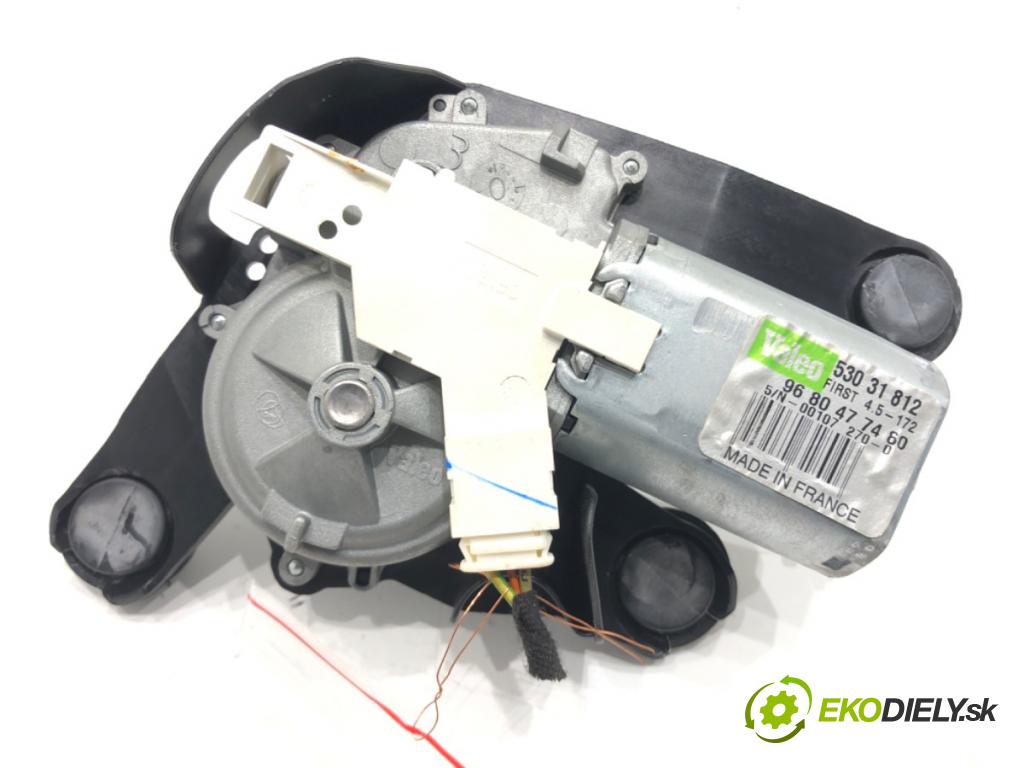 CITROEN C4 II (NC_) 2009 - 2022    1.6 VTi 120 88 kW [120 KM] benzyna 2009 - 2016  motor stěračů zadní část 9680477480