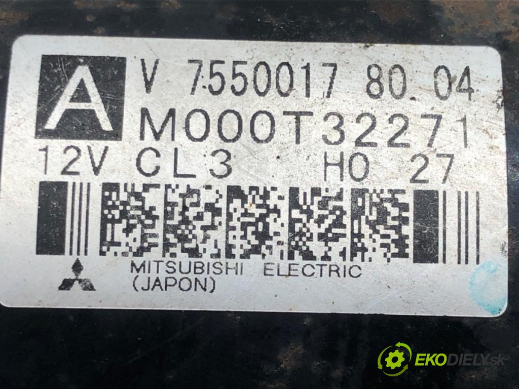 CITROEN C4 II (NC_) 2009 - 2022    1.6 VTi 120 88 kW [120 KM] benzyna 2009 - 2016  Štartér M000T32271 (Štartéry)