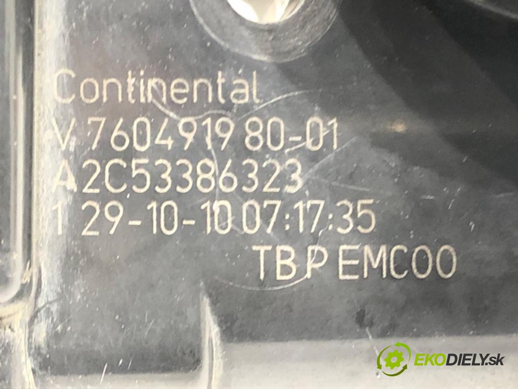 CITROEN C4 II (NC_) 2009 - 2022    1.6 VTi 120 88 kW [120 KM] benzyna 2009 - 2016  Škrtiaca klapka V760491980 (Škrtiace klapky)