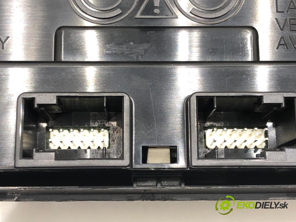 CITROEN C4 II (NC_) 2009 - 2022    1.6 VTi 120 88 kW [120 KM] benzyna 2009 - 2016  Panel ovládania kúrenia 9666395977 (Prepínače, spínače, tlačidlá a ovládače kúrenia)