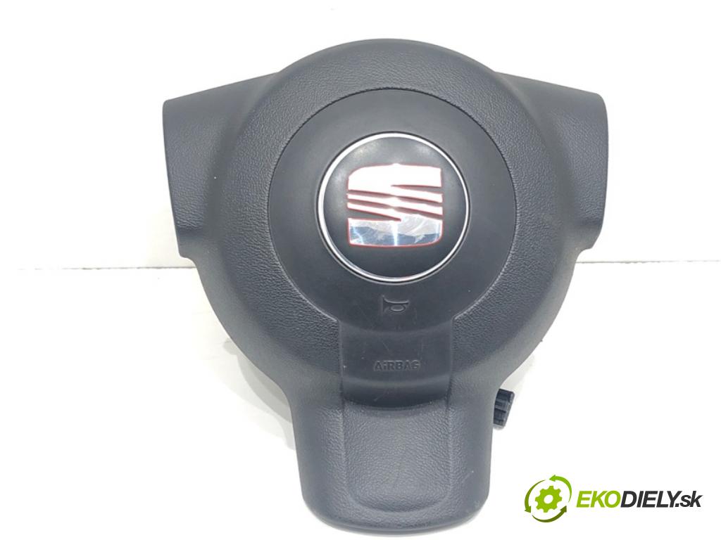 SEAT LEON (1P1) 2005 - 2013    1.6 75 kW [102 KM] benzyna 2005 - 2012  AirBag volantu 1P0880201D (Airbagy)