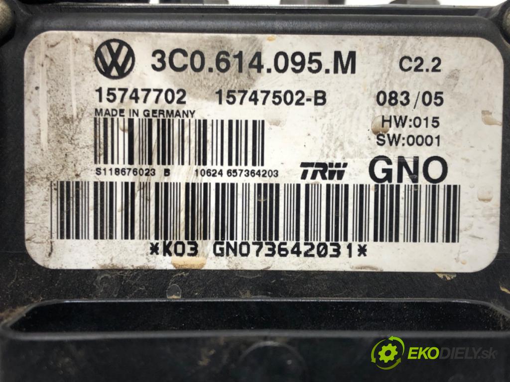 VW PASSAT B6 (3C2) 2005 - 2010    1.9 TDI 77 kW [105 KM] olej napędowy 2005 - 2010  Pumpa ABS 3C0614095M (Pumpy ABS)
