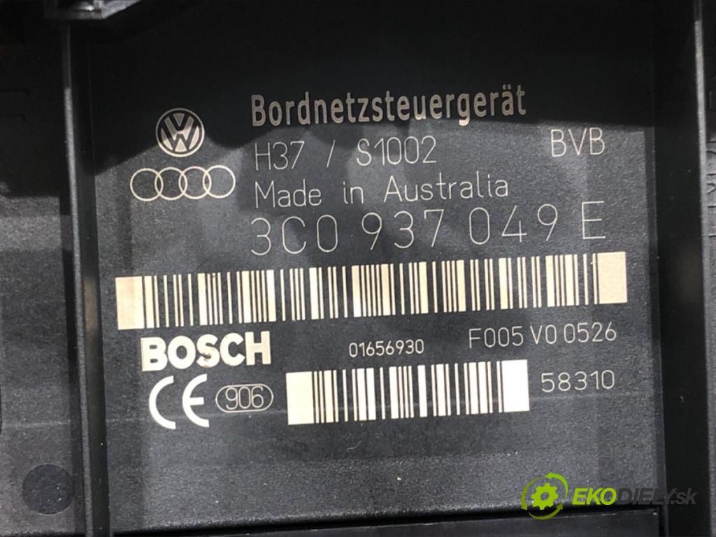 VW PASSAT B6 (3C2) 2005 - 2010    1.9 TDI 77 kW [105 KM] olej napędowy 2005 - 2010  Modul BORDNETZ 3C0937049E (Ostatné)