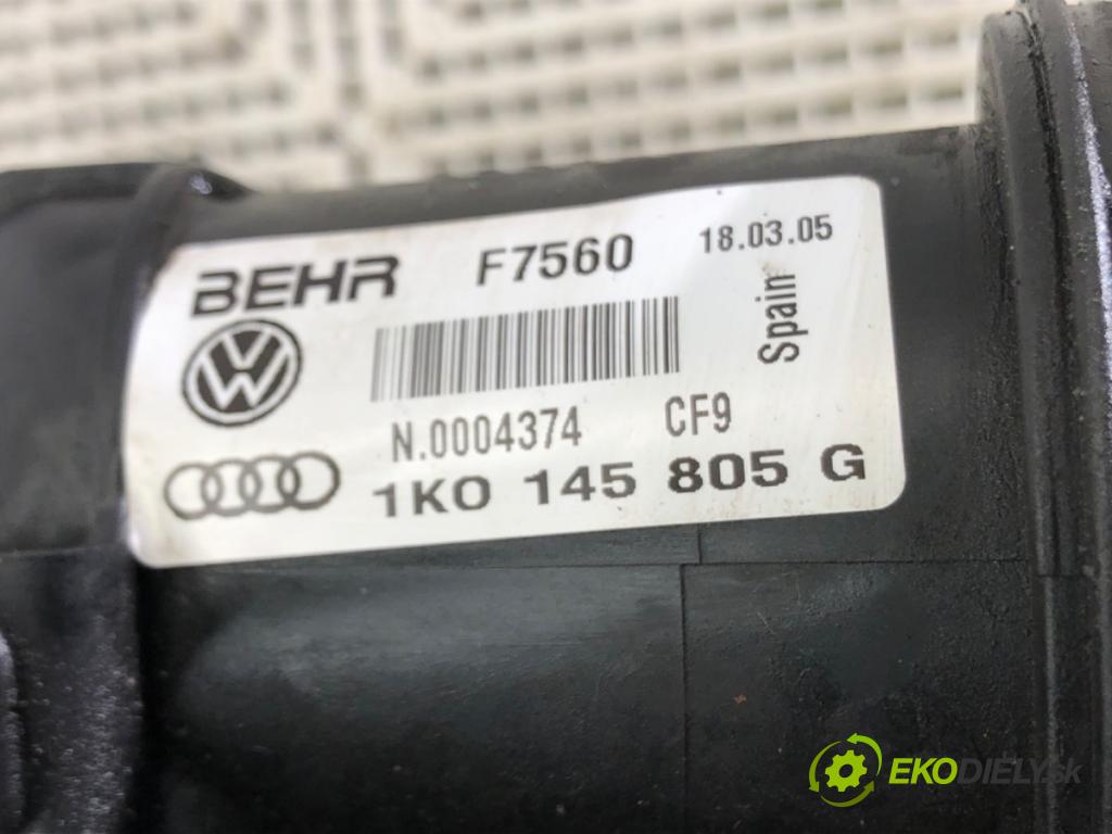 VW PASSAT B6 (3C2) 2005 - 2010    1.9 TDI 77 kW [105 KM] olej napędowy 2005 - 2010  intercooler 1K0145805G (Chladiče nasávaného vzduchu (intercoolery))