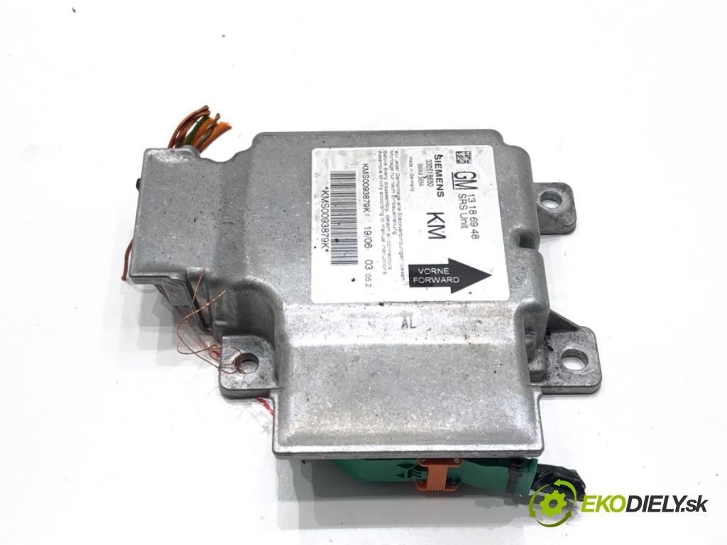 OPEL VECTRA C (Z02) 2002 - 2009    1.9 CDTI (F69) 88 kW [120 KM] olej napędowy 2004 - 2009  senzor airbag 13186948 (Snímače)