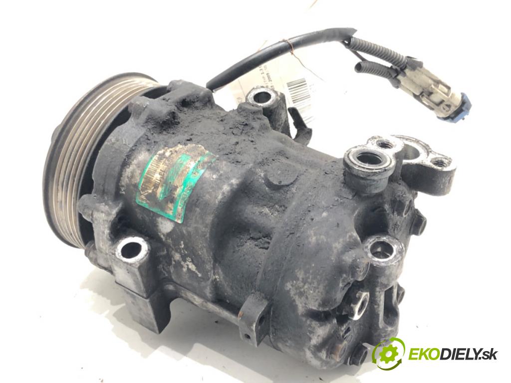 OPEL CORSA C (X01) 2000 - 2009    1.3 CDTI (F08, F68) 51 kW [70 KM] olej napędowy 2003 - 2009  Kompresor klimatizácie 13106850 (Kompresory klimatizácie)