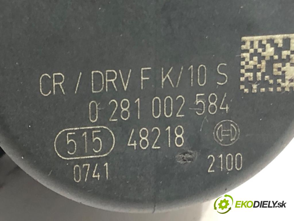 OPEL CORSA C (X01) 2000 - 2009    1.3 CDTI (F08, F68) 51 kW [70 KM] olej napędowy 2003 - 2009  Regulátor tlaku paliva 0281002584 (Ostatné)