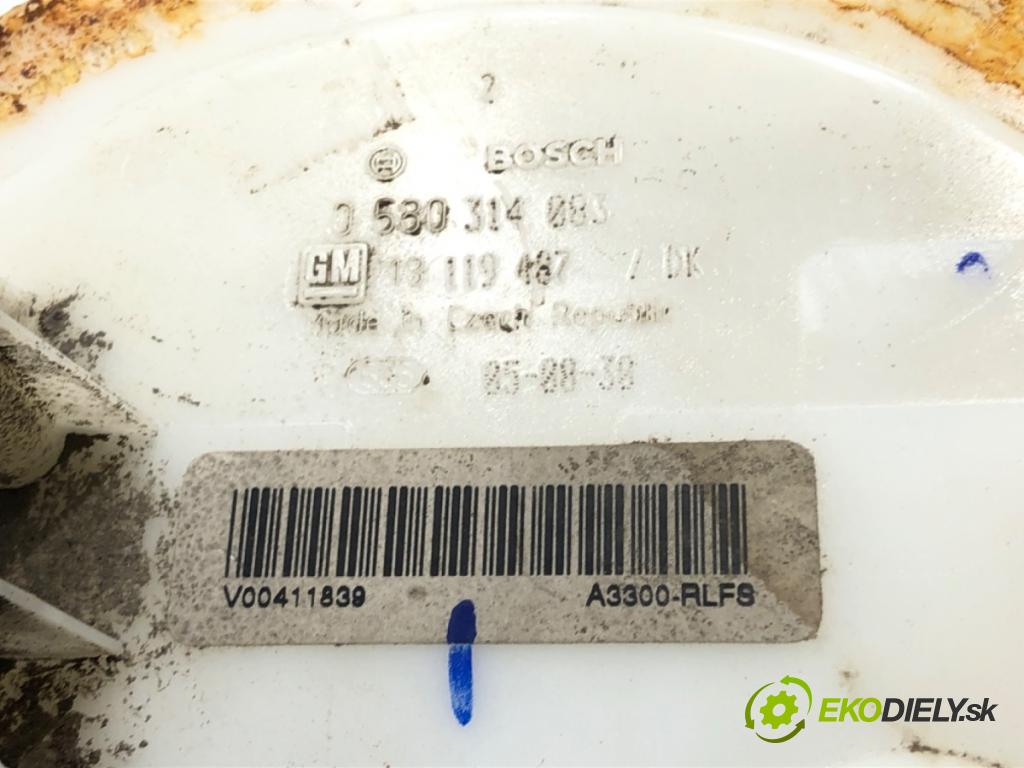OPEL ASTRA H (A04) 2004 - 2014    1.6 (L48) 77 kW [105 KM] benzyna 2004 - 2010  pumpa paliva 0580314083