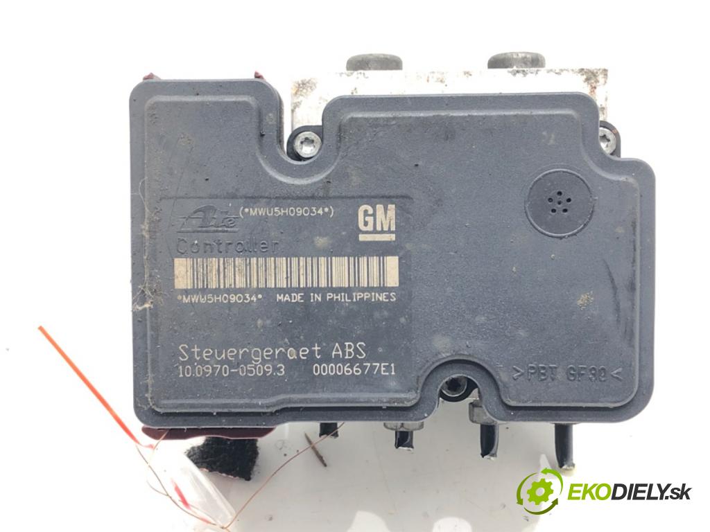 OPEL ASTRA H (A04) 2004 - 2014    1.6 (L48) 77 kW [105 KM] benzyna 2004 - 2010  Pumpa ABS 13157576 (Pumpy ABS)