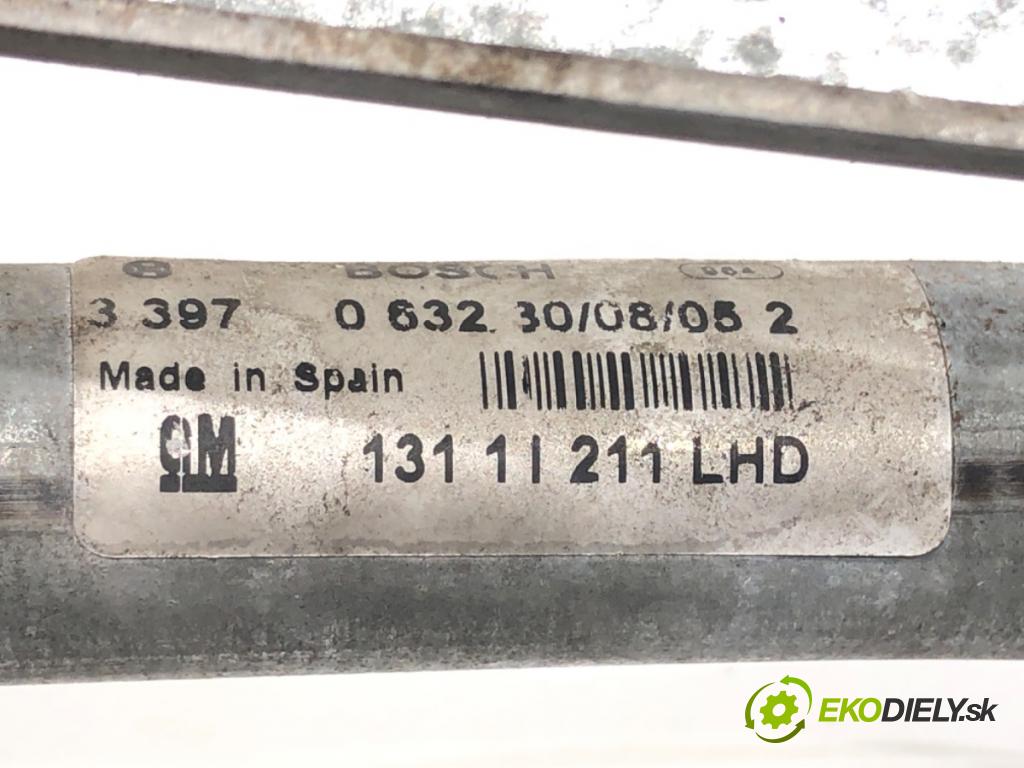 OPEL ASTRA H (A04) 2004 - 2014    1.6 (L48) 77 kW [105 KM] benzyna 2004 - 2010  Mechanizmus stieračov predný 13111211 (Motorčeky stieračov predné)