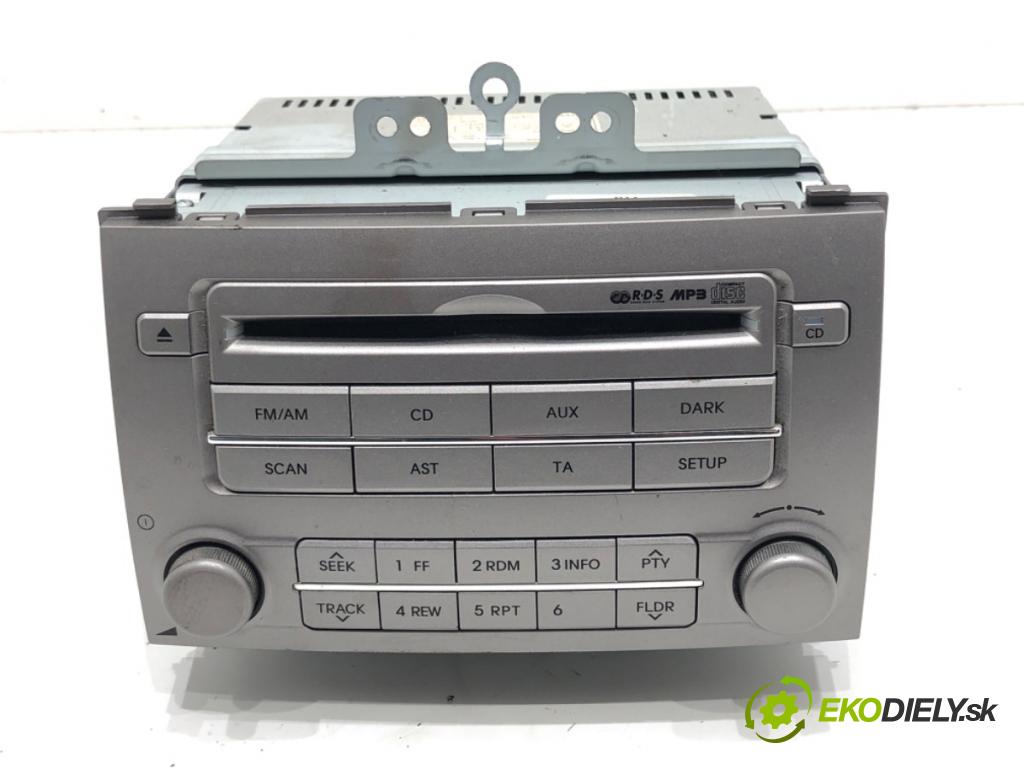 HYUNDAI i20 I (PB, PBT) 2008 - 2022    1.2 57 kW [78 KM] benzyna 2008 - 2012  RADIO 96100-1J211 (Audio zariadenia)