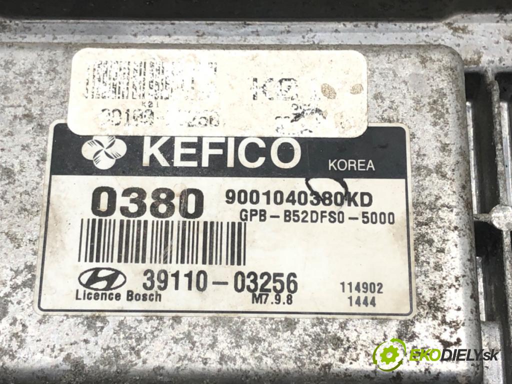 HYUNDAI i20 I (PB, PBT) 2008 - 2022    1.2 57 kW [78 KM] benzyna 2008 - 2012  riadiaca jednotka Motor 39110-03256 (Riadiace jednotky)